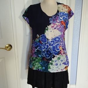 Anthro Silk Blouse